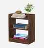 Nohee Bed Side Table In Brown Maple Finish