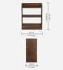 Nohee Bed Side Table In Brown Maple Finish
