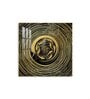 Noir & Gold Fish Glass Finish Square Wall Art
