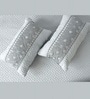 Noir 5 Pc- Quilted Bedcover With 2 Pillow Covers And 2 Cushions
