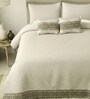 Noir 5 Pc- Quilted Bedcover With 2 Pillow Covers And 2 Cushions