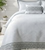 Noir 5 Pc- Quilted Bedcover With 2 Pillow Covers And 2 Cushions
