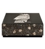 Noir Aviary With Black Floral Center Table In Bone Inlay Finish Noir Aviary With Black Floral Center Table In Bone Inlay Finish