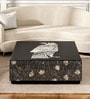 Noir Aviary With Black Floral Center Table In Bone Inlay Finish Noir Aviary With Black Floral Center Table In Bone Inlay Finish