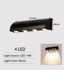 Noir Cascade Sand Black LED Wall Sconce 4W 3000K