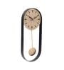 Gold Aluminium Analog Designer Pendulum Pendulum Wall Clock