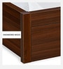 Noir Premier Queen Size Bed in Walnut Finish with Hydraulic Storage