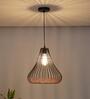 Nolan Bamboo & Metal Ceiling Pendant (Natural & Black)