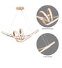 Noleon Rose Gold 3 Colour Led Chandelier Ceiling Light