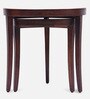 Nolita Marble Top Nesting Table In Sun Walnut Finish