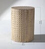 Nomad Solid Wood Side Table In Natural Colour