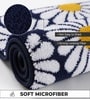 Blue Floral  Non-Slip Bath Mat (40x60 CM)