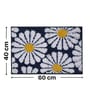Blue Floral  Non-Slip Bath Mat (40x60 CM)