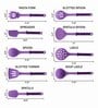 Eliseo Purple Silicone (Set of 9) Spatula