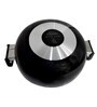 Blade Non- Stick Black Aluminium Kadhai with Lid