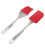 Set of 2 Silicon Spatula and Brush