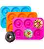 Assorted Non-Stick Silicone Doughnut Pan