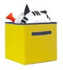 Kingbirds Fabric Kids Storage Basket in Yellow Colour