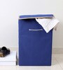 20 Ltr Fabric Laundry Basket In Blue