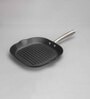 Cast Iron Non-Stick 24 cm FryPan &  28 cm Grill pan  Non Toxic and Coating Free 2 pcs Cookware Set