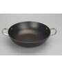 Cast Iron Non-Stick 30 cm Kadhai &  24 cm Frypan  Non Toxic and Coating Free 2 pcs Cookware Set