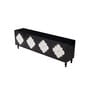 Noor Console Table In Black & White Colour