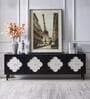 Noor Console Table In Black & White Colour