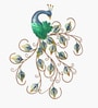 Noor Peacock Metal Wall Art