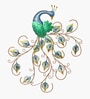 Noor Peacock Metal Wall Art
