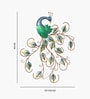 Noor Peacock Metal Wall Art