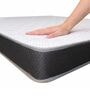 Nor Dual Side Reversible HR Foam 8 Inches Single Size Mattress in Grey Colour