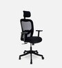 Nora High Back Ergonomic Chair In Black Colour