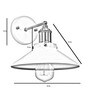 Estelle White Metal Wall Sconces