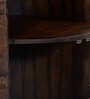 Norah Solid Wood Bar Cabinet In Scratch Resistant Provincial Teak Finish