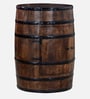 Norah Solid Wood Bar Cabinet In Scratch Resistant Provincial Teak Finish