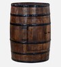 Norah Solid Wood Bar Cabinet In Scratch Resistant Provincial Teak Finish