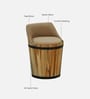 Norah Teak Wood Stool In Natural Finish