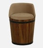 Norah Teak Wood Stool In Provincial Teak Finish