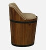 Norah Teak Wood Stool In Provincial Teak Finish