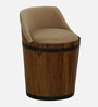 Norah Teak Wood Stool In Provincial Teak Finish