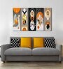 Nordic Abstract Multicolour MDF Art Panels