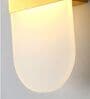 Nordic Capsule LED Wall Lamp   Brushed Gold Finish