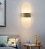 Nordic Capsule LED Wall Lamp   Brushed Gold Finish