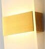 Nordic Capsule LED Wall Lamp   Brushed Gold Finish
