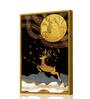 Nordic Deer Multicolour Synthetic Wood Wall Art
