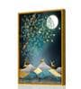 Nordic Deer Multicolour Synthetic Wood Wall Art