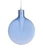 Nordic Postmodern Glass Hanging Lamp Chandelier Creativity Art Restaurant Ceiling Light G-9 Bulb Indoor Decorative Hanging Lantern for Crestaurant Bar Lighting Turquoise