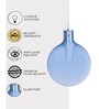 Nordic Postmodern Glass Hanging Lamp Chandelier Creativity Art Restaurant Ceiling Light G-9 Bulb Indoor Decorative Hanging Lantern for Crestaurant Bar Lighting Turquoise