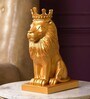 Nordic Regal Lion Resin Animal Figurine