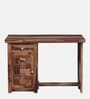 Sofia Sheesham Wood Writing Table In Rustic Teak Finish